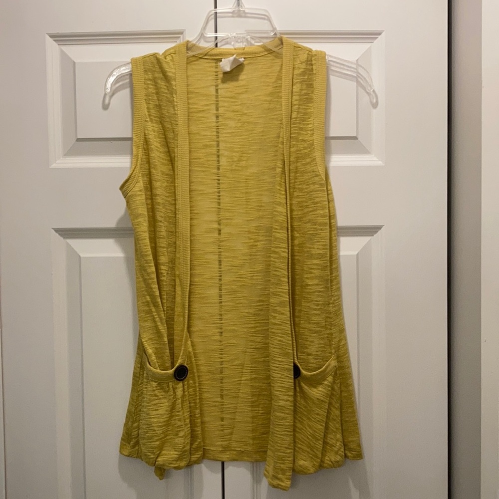 Mustard Yellow iLook Open Vest, M